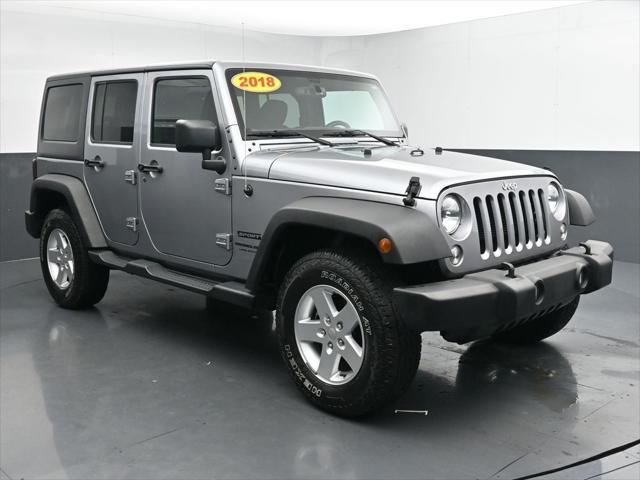 used 2018 Jeep Wrangler JK Unlimited car, priced at $24,865