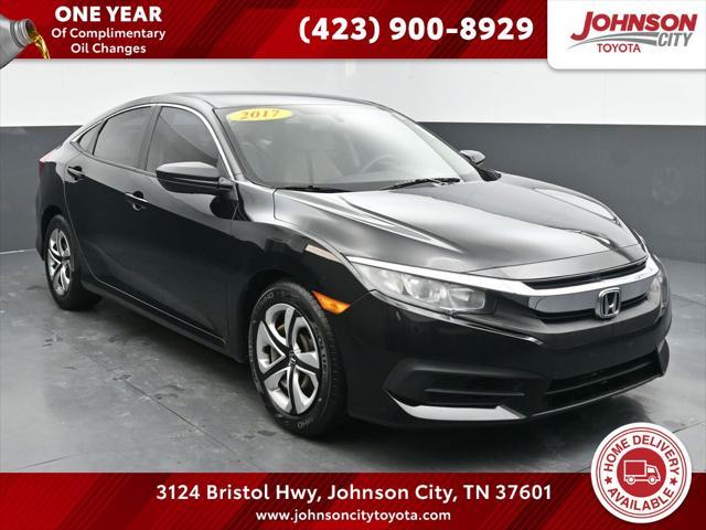 used 2017 Honda Civic car, priced at $16,336