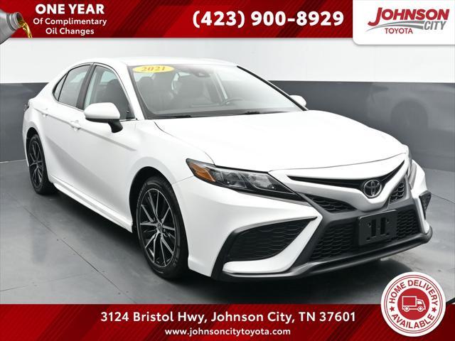 used 2021 Toyota Camry car, priced at $19,496