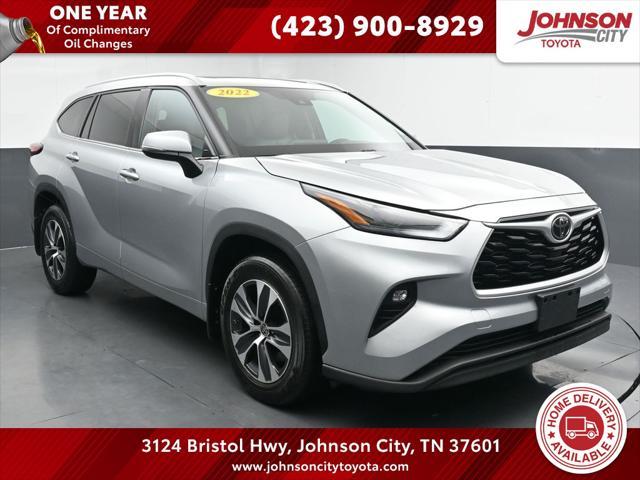 used 2022 Toyota Highlander car, priced at $28,885