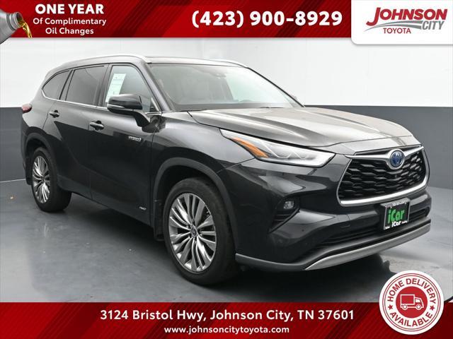 used 2021 Toyota Highlander Hybrid car, priced at $34,399