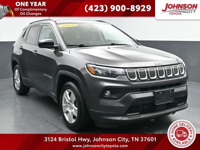 used 2022 Jeep Compass car, priced at $18,745