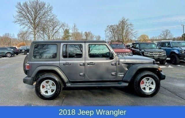 used 2018 Jeep Wrangler Unlimited car, priced at $25,007