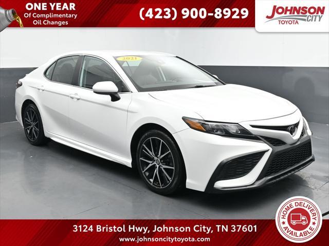 used 2021 Toyota Camry car, priced at $18,402