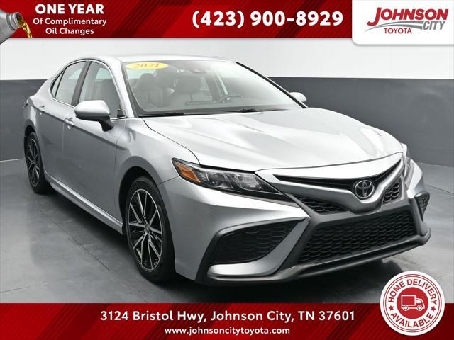 used 2021 Toyota Camry car, priced at $21,754