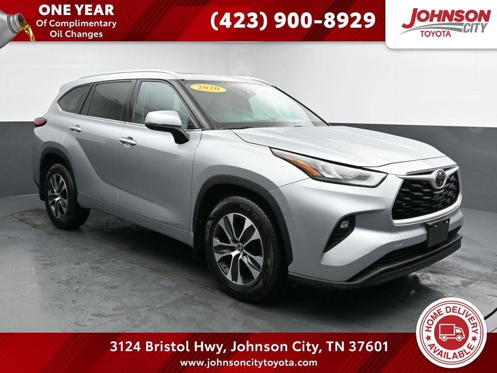 used 2020 Toyota Highlander car, priced at $27,845