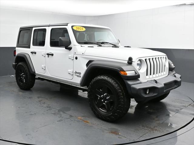 used 2021 Jeep Wrangler Unlimited car, priced at $23,546