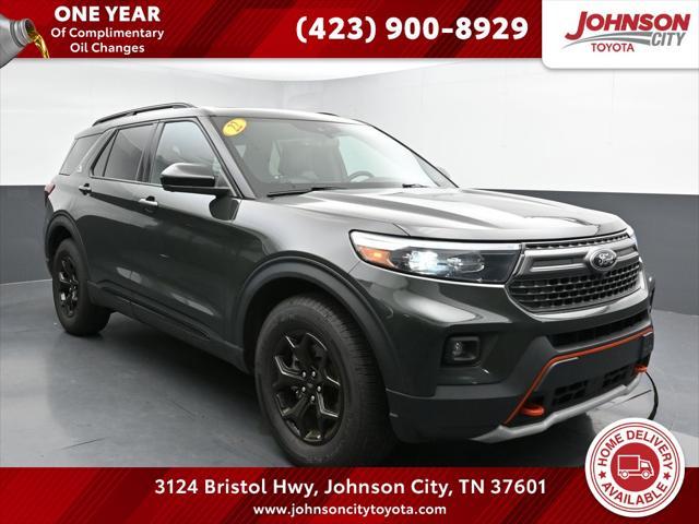 used 2022 Ford Explorer car, priced at $35,609