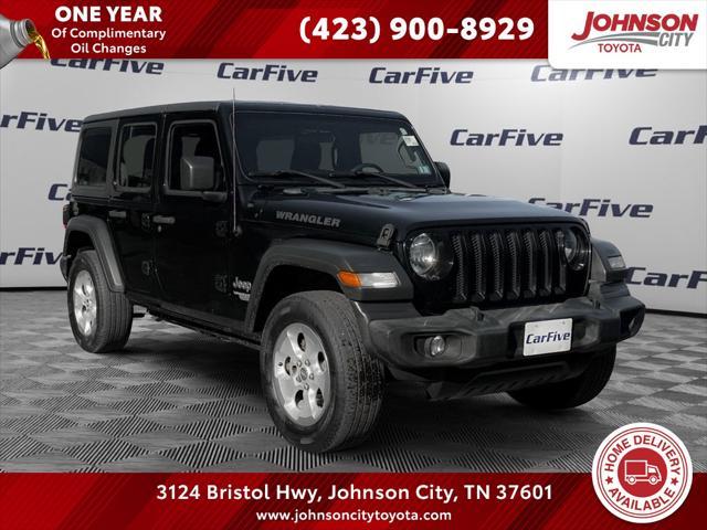 used 2018 Jeep Wrangler Unlimited car, priced at $24,176