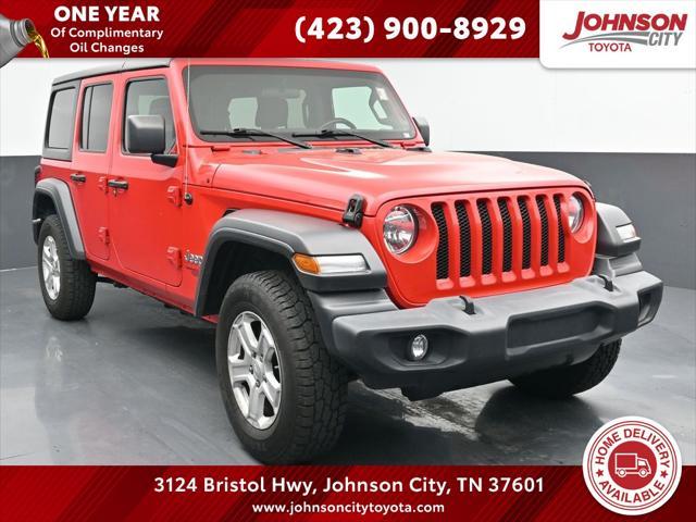 used 2021 Jeep Wrangler Unlimited car, priced at $31,385