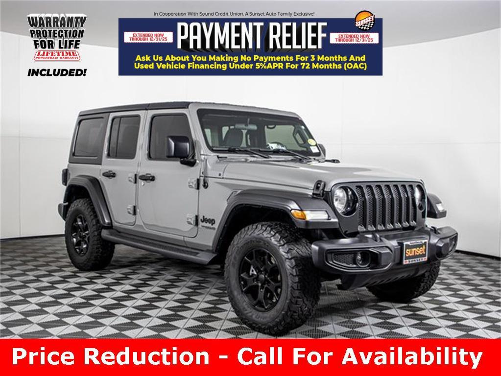 used 2021 Jeep Wrangler Unlimited car, priced at $27,999