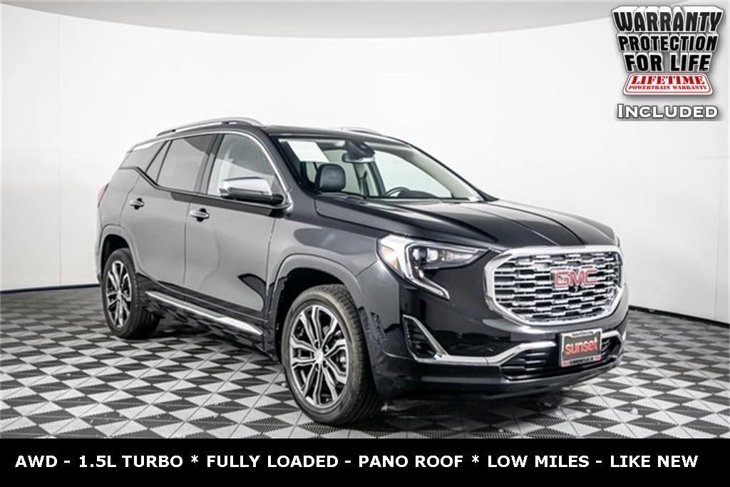 used 2021 GMC Terrain car, priced at $34,999