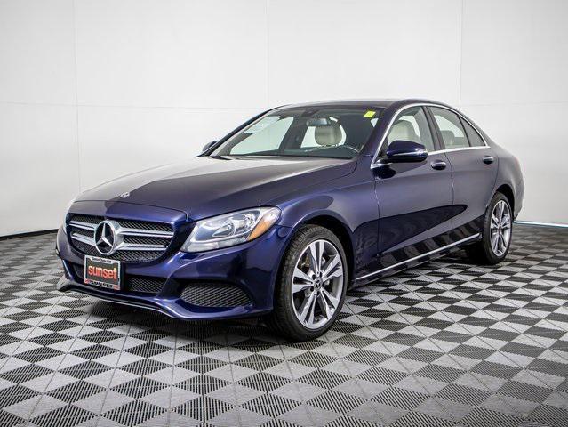 used 2018 Mercedes-Benz C-Class car, priced at $19,999