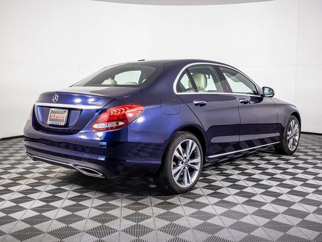 used 2018 Mercedes-Benz C-Class car, priced at $19,999