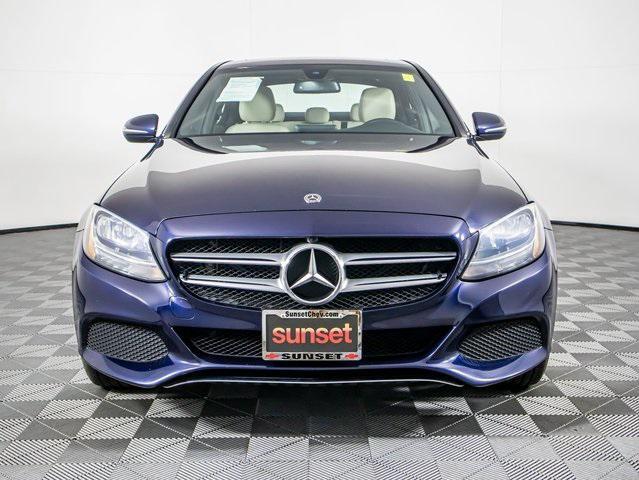 used 2018 Mercedes-Benz C-Class car, priced at $19,999