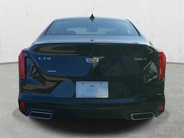 new 2025 Cadillac CT4 car, priced at $52,065