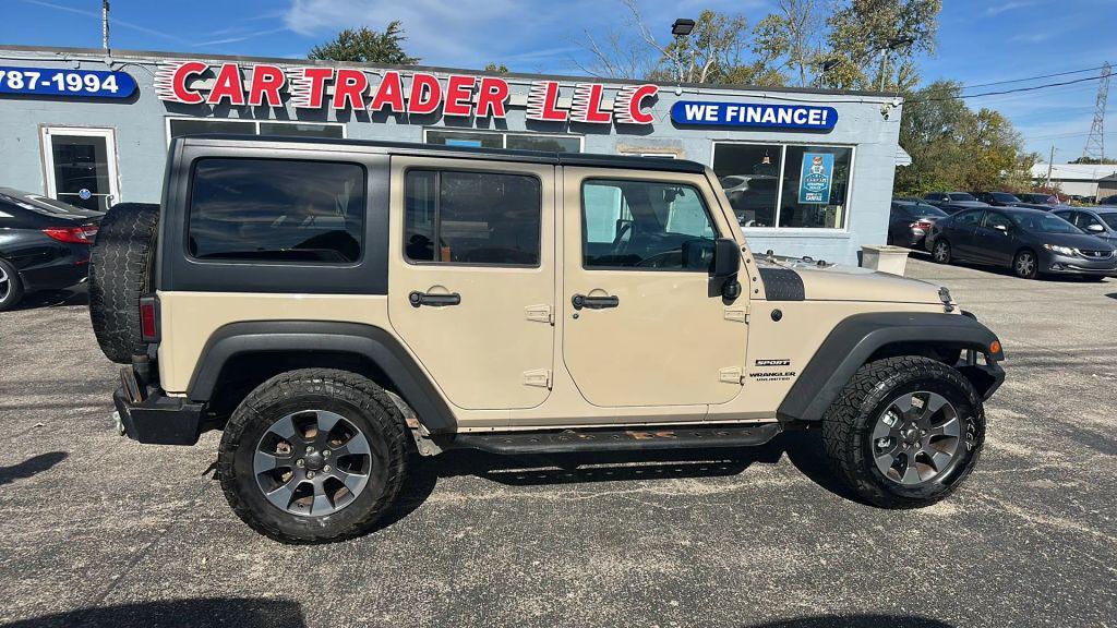 used 2016 Jeep Wrangler Unlimited car, priced at $17,779