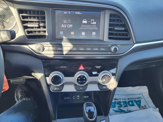 used 2019 Hyundai Elantra car, priced at $9,995