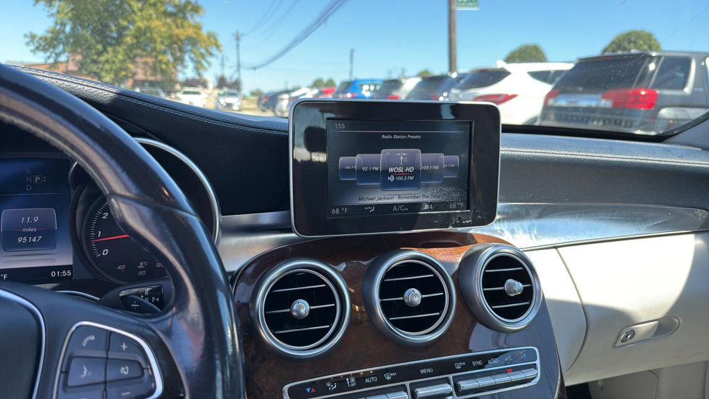 used 2015 Mercedes-Benz C-Class car, priced at $13,995