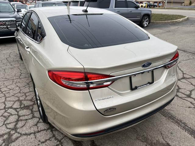 used 2017 Ford Fusion car, priced at $6,495