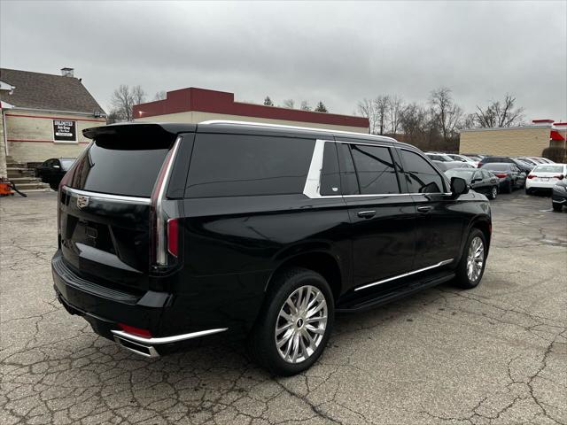 used 2021 Cadillac Escalade ESV car, priced at $52,495