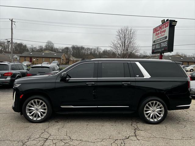 used 2021 Cadillac Escalade ESV car, priced at $52,495