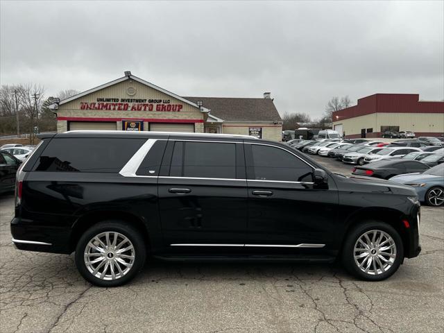 used 2021 Cadillac Escalade ESV car, priced at $52,495