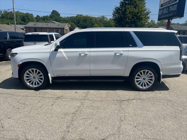 used 2021 Cadillac Escalade ESV car, priced at $57,995