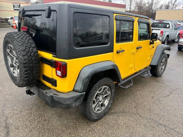 used 2015 Jeep Wrangler Unlimited car, priced at $14,995