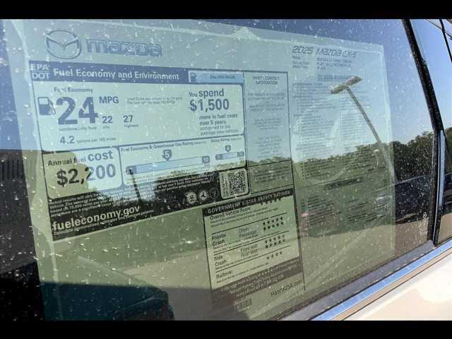 new 2025 Mazda CX-5 car, priced at $40,825