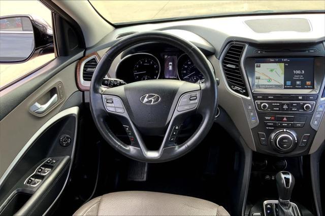 used 2017 Hyundai Santa Fe car, priced at $13,995