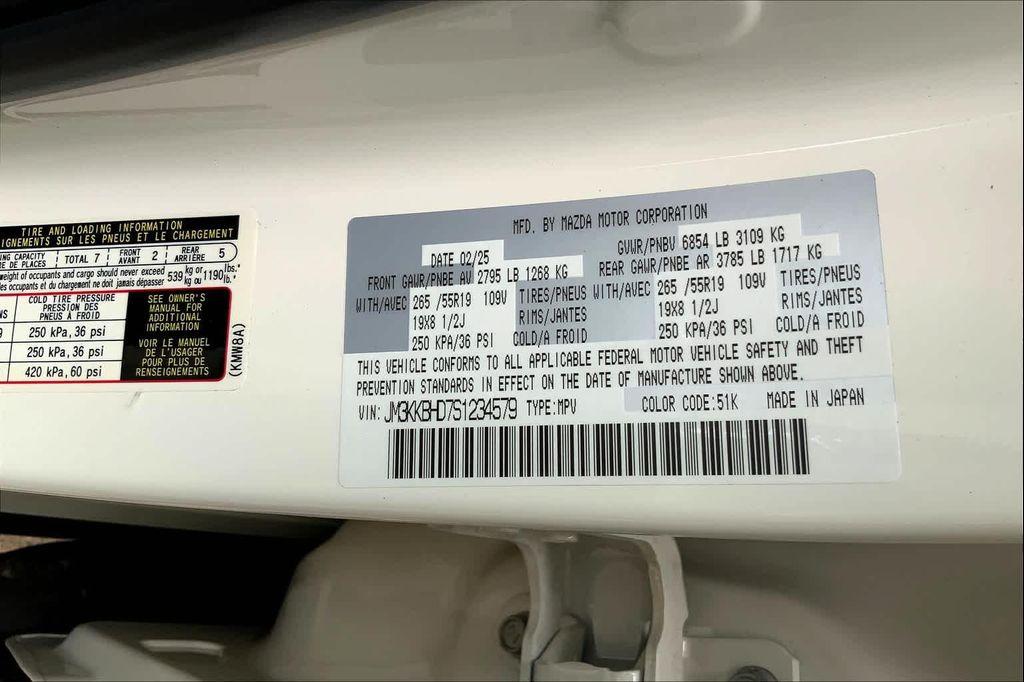 new 2025 Mazda CX-90 car, priced at $43,495