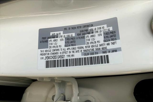 new 2025 Mazda CX-90 car, priced at $49,625