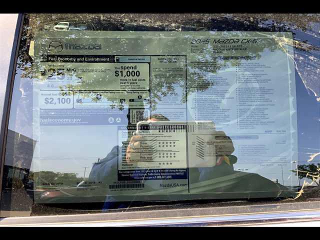 new 2025 Mazda CX-5 car, priced at $32,115