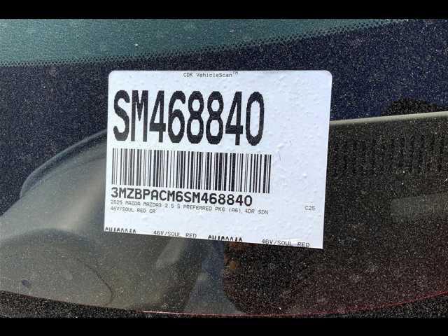 new 2025 Mazda Mazda3 car, priced at $28,720