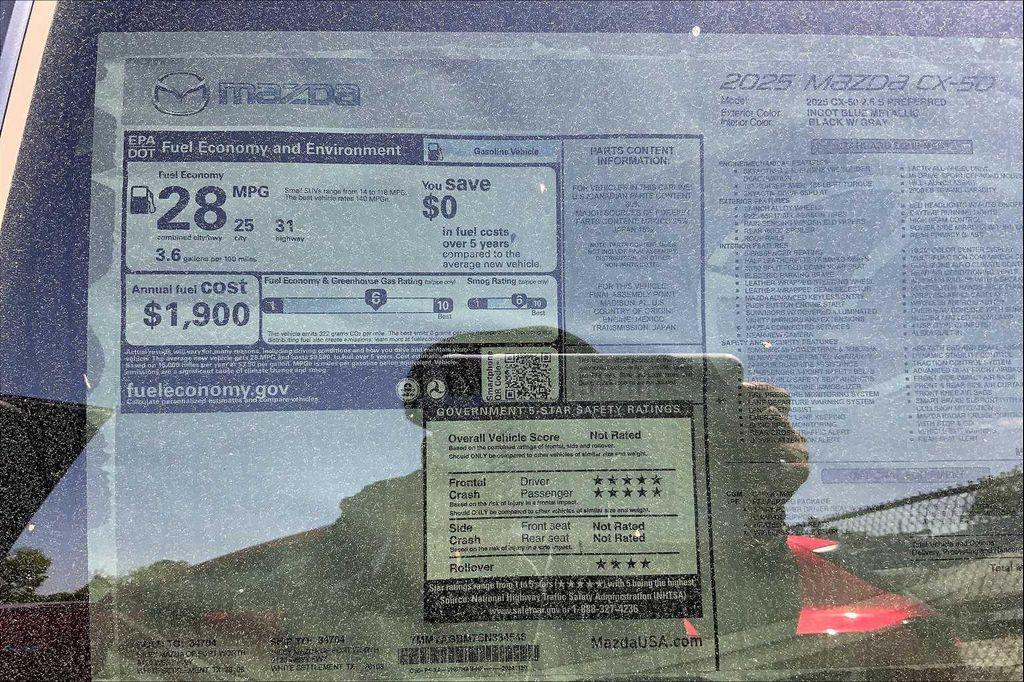 new 2025 Mazda CX-50 car, priced at $33,195