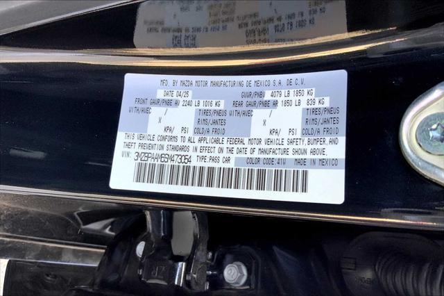 new 2025 Mazda Mazda3 car, priced at $25,600