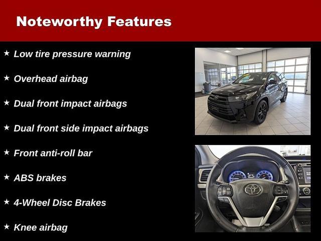 used 2019 Toyota Highlander car, priced at $27,700