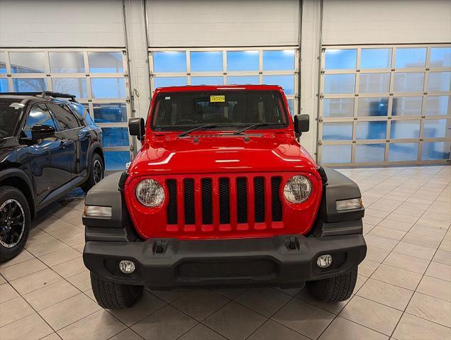 used 2021 Jeep Wrangler Unlimited car, priced at $33,755