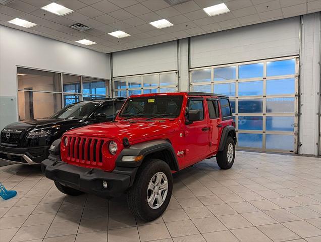 used 2021 Jeep Wrangler Unlimited car, priced at $33,755