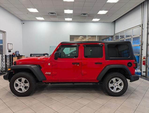 used 2021 Jeep Wrangler Unlimited car, priced at $33,755