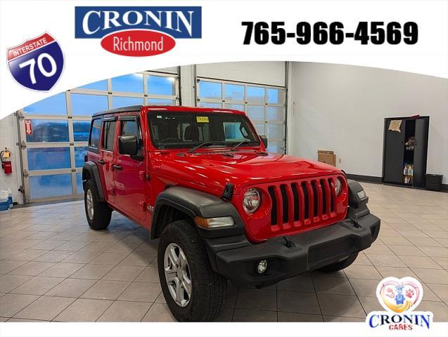 used 2021 Jeep Wrangler Unlimited car, priced at $33,755