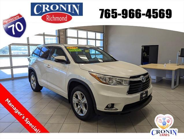 used 2016 Toyota Highlander car, priced at $19,284