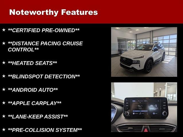 used 2022 Hyundai Santa Fe car, priced at $24,455