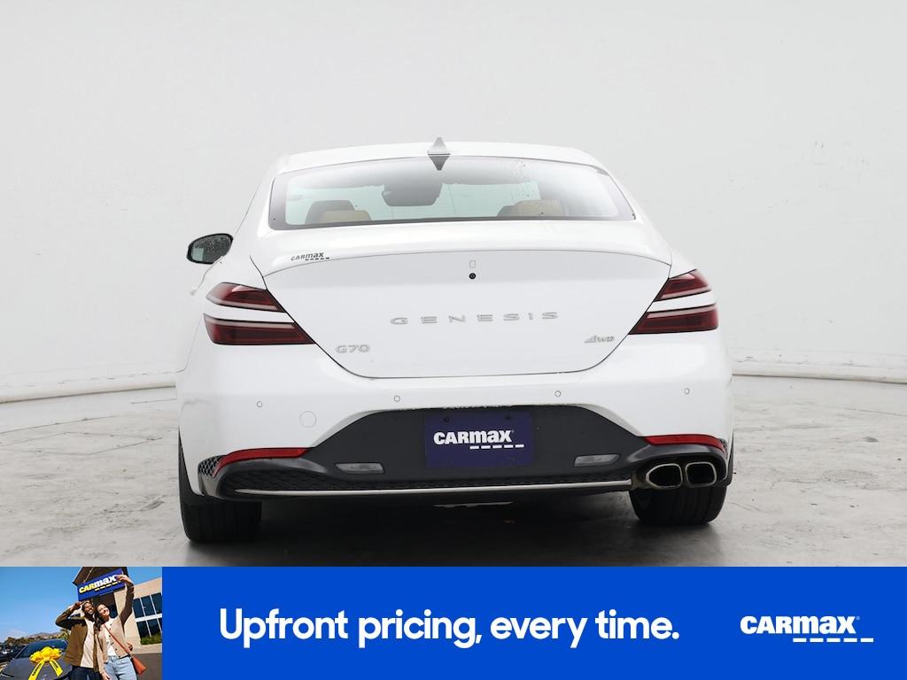 used 2022 Genesis G70 car, priced at $29,998