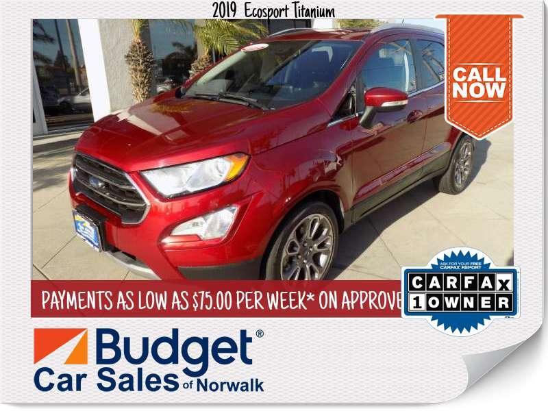 used 2019 Ford EcoSport car, priced at $13,999