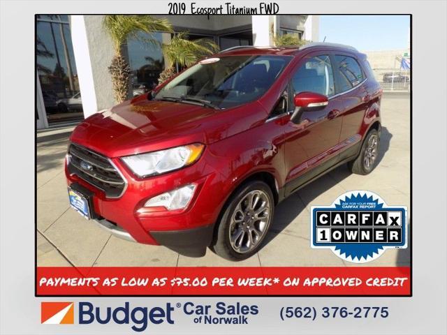 used 2019 Ford EcoSport car, priced at $13,699