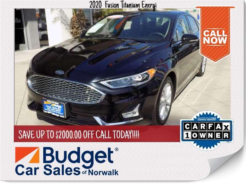 used 2020 Ford Fusion Energi car, priced at $25,999