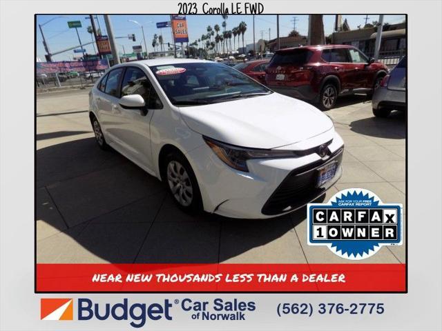 used 2023 Toyota Corolla car, priced at $19,999