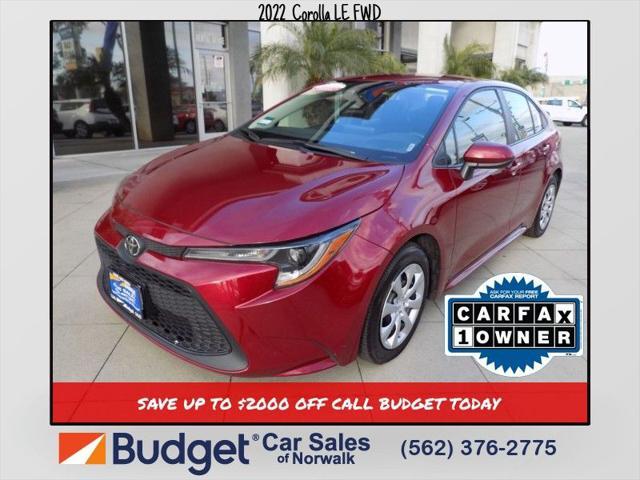 used 2022 Toyota Corolla car, priced at $18,999